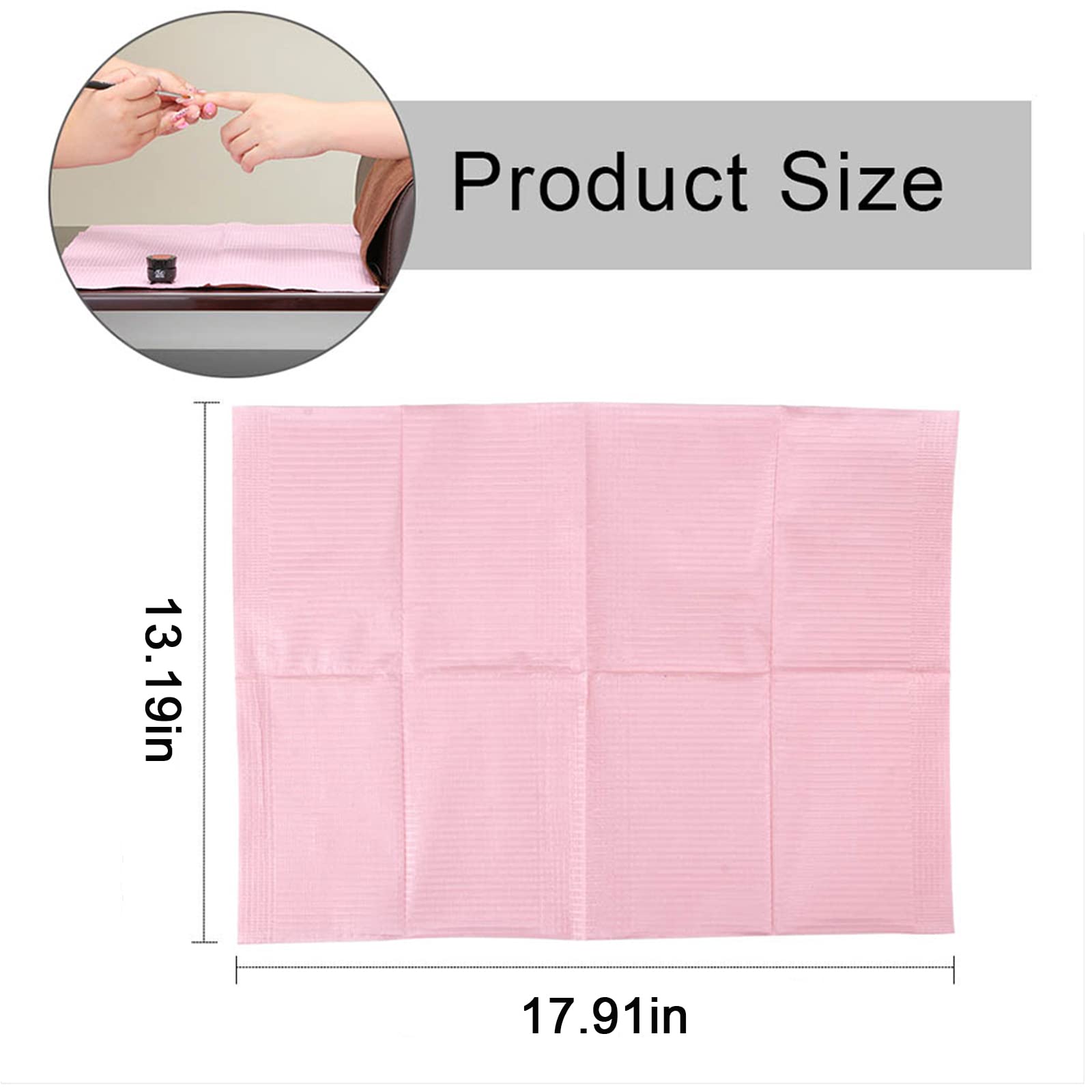 LXIANGN protection-table-art-ongulaire-rose: évite les taches et éclaboussures.