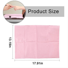 LXIANGN protection-table-art-ongulaire-rose: évite les taches et éclaboussures.