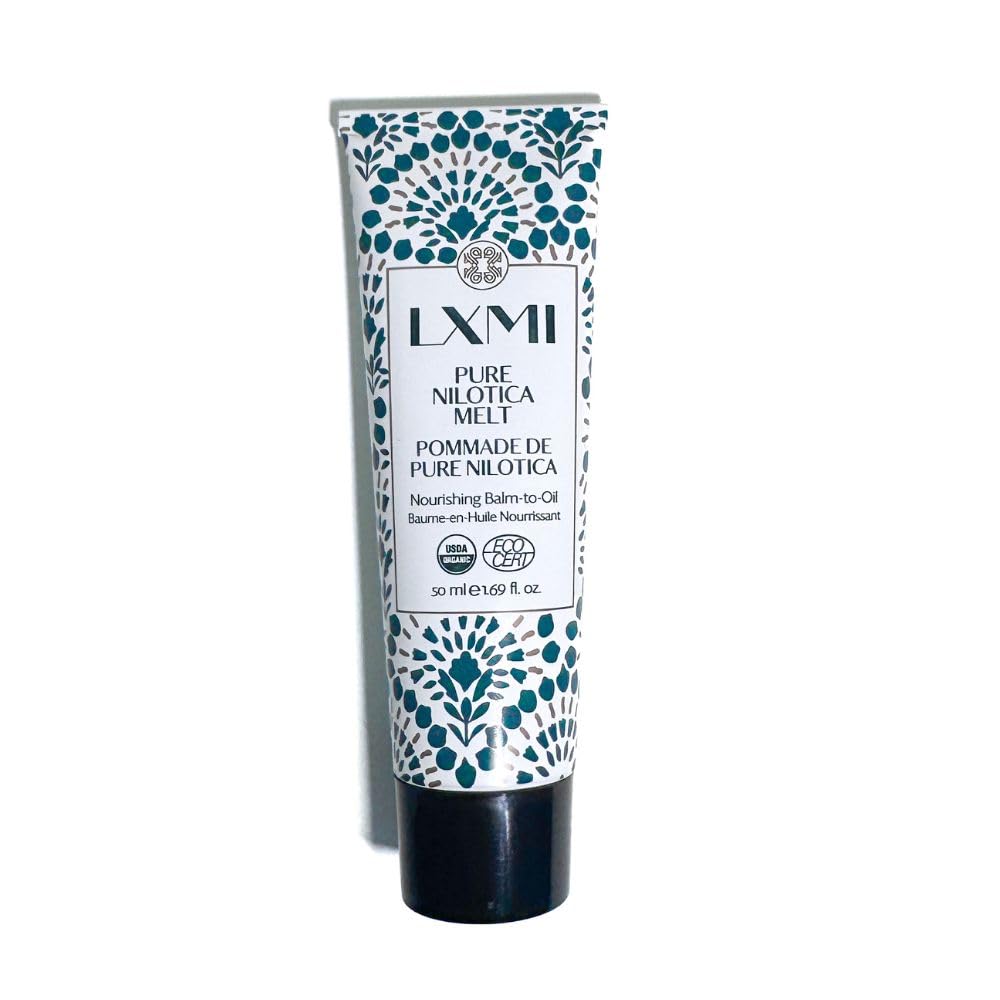 LXMI Pure Nilotica Melt dans le tube, emballage recyclable et pratique.