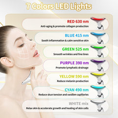 Masseur visage Lyndops mode nettoyage-relaxation-chaleur pour peau éclatante.