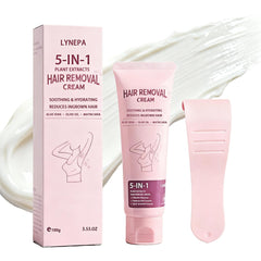 Lynepa full body hair removal cream tube ready for at-home use and smooth skin