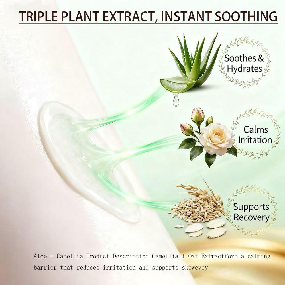 Lynepa tri-ceramide complex repairing skin barrier during depilation