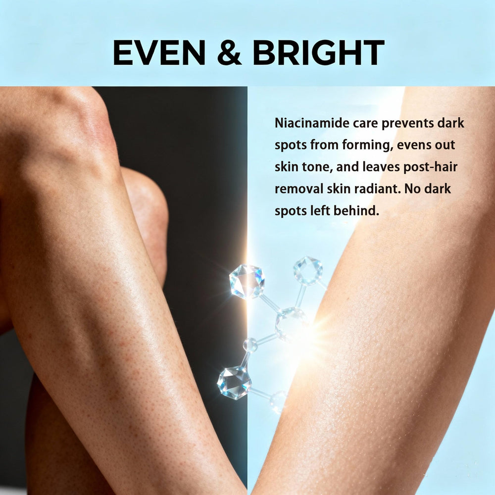 Lynepa usage on arms and legs for comfortable hair removal