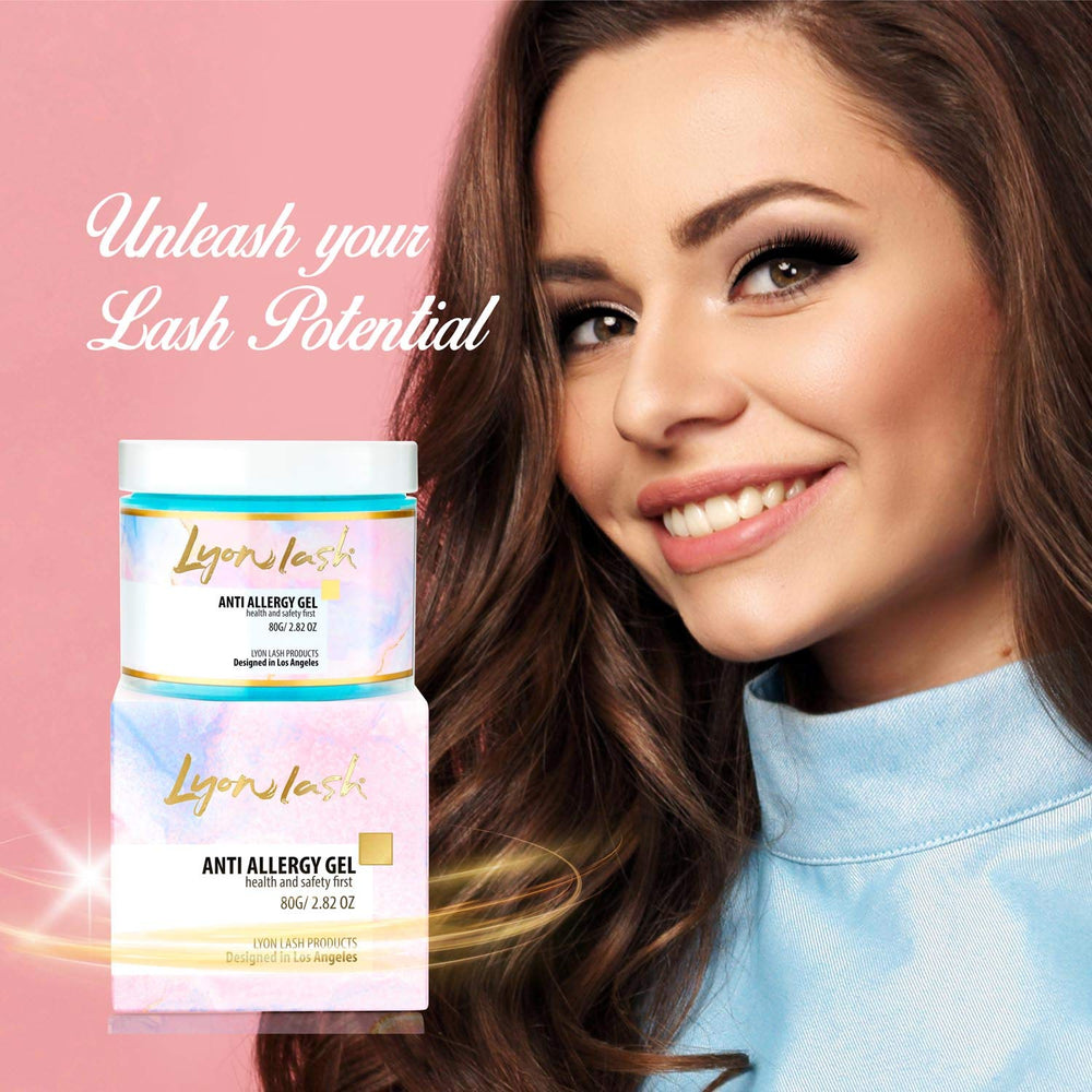 Lyon Lash Gel anti-allergie – client satisfait lors des séances.