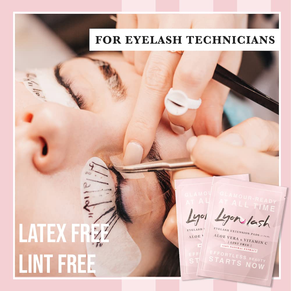 Lyon Lash patches gel sans peluches et sans latex, confort assure.