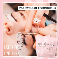 Lyon Lash patches gel sans peluches et sans latex, confort assure.