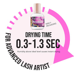 Lyon Lash SPEEDMAX Colle cils noir, utilisation professionnelle en salon.
