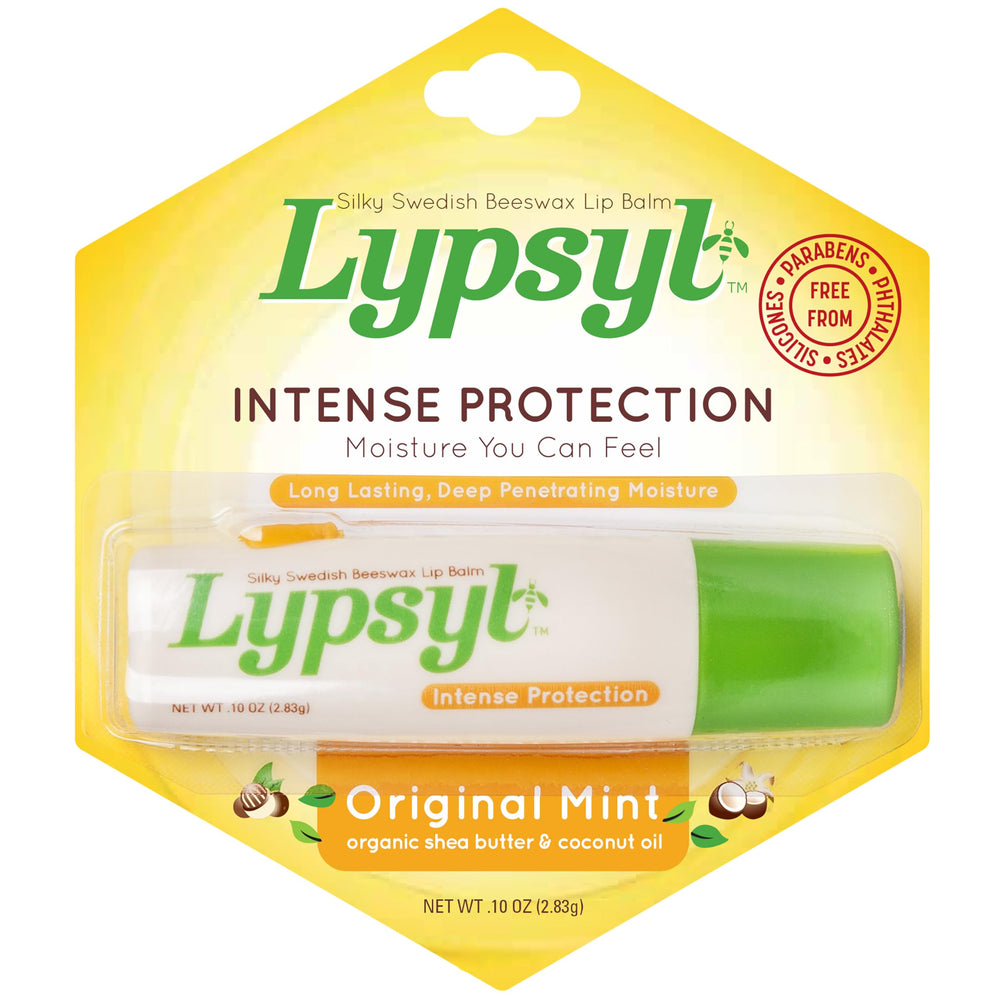 Lypsyl baume lèvres intense protection original menthe dans pack de 10