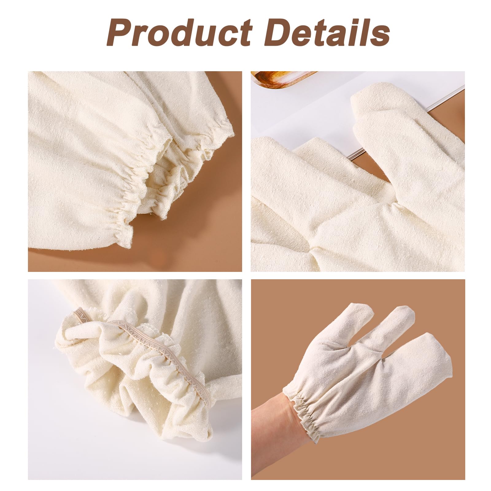 Lyreh gants exfoliation – exfoliation quotidienne pour révéler une peau plus nette et lisse.