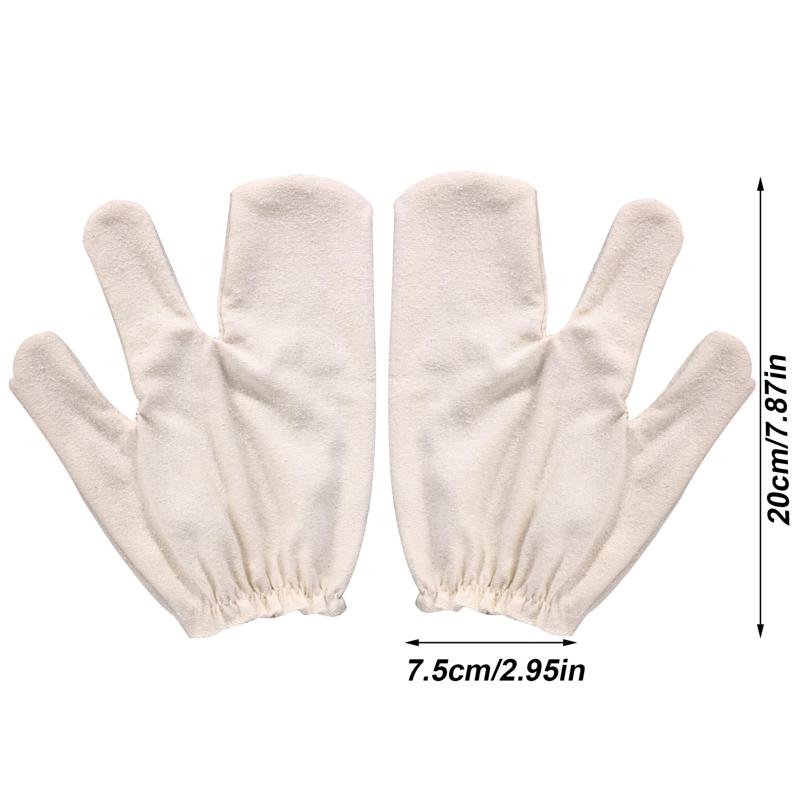 Lyreh gants massage soie brute – poignet élastique pour une tenue sûre.