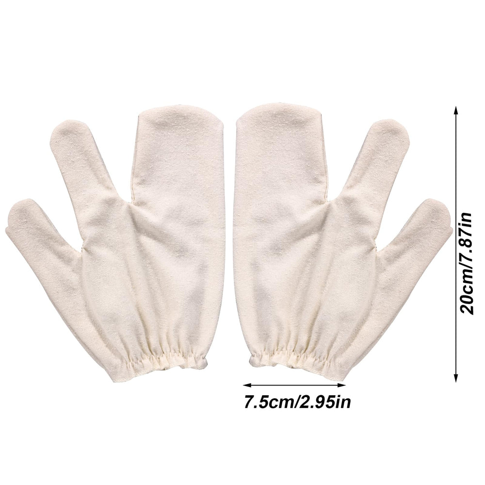 Lyreh gants massage soie brute – poignet élastique pour une tenue sûre.