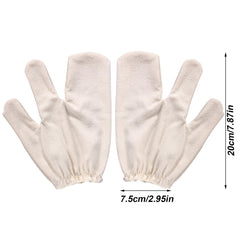 Lyreh gants massage soie brute – poignet élastique pour une tenue sûre.