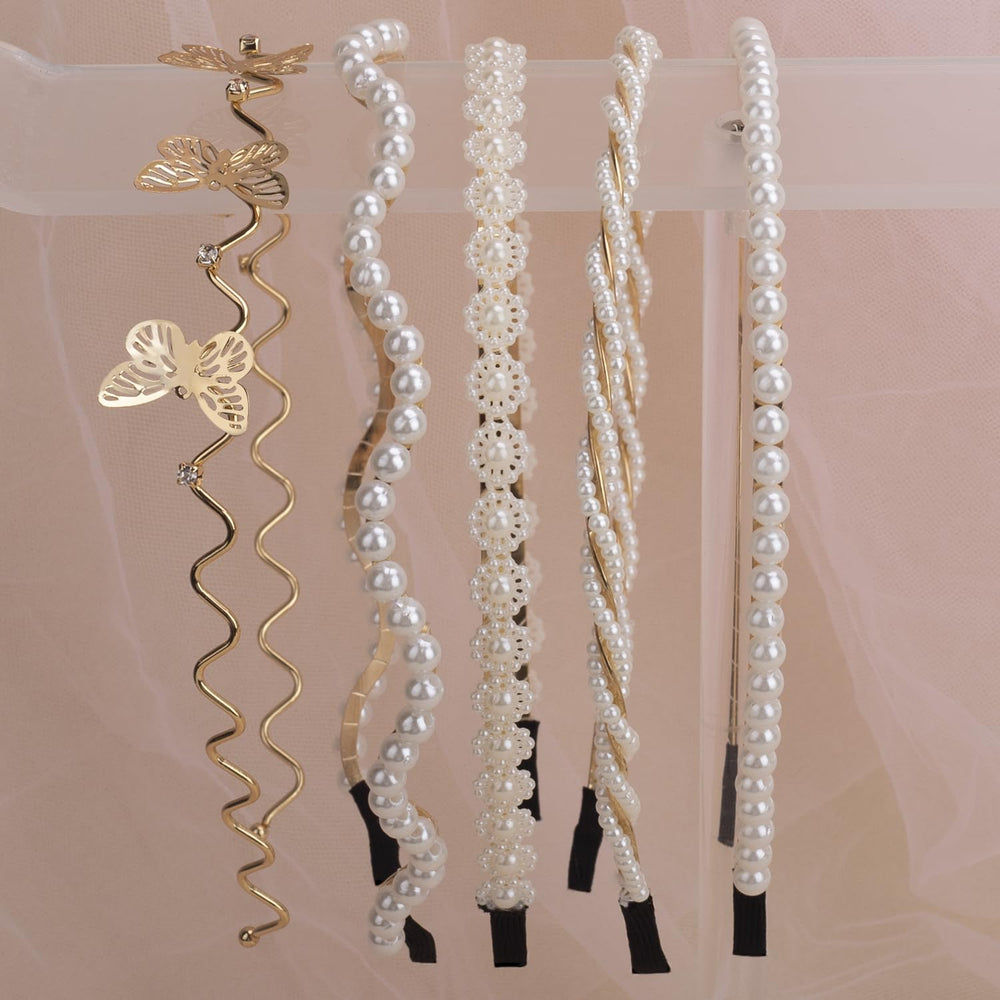 LYroo bandeau bijoux paillettes, effet lumineux pour soirées et événements.