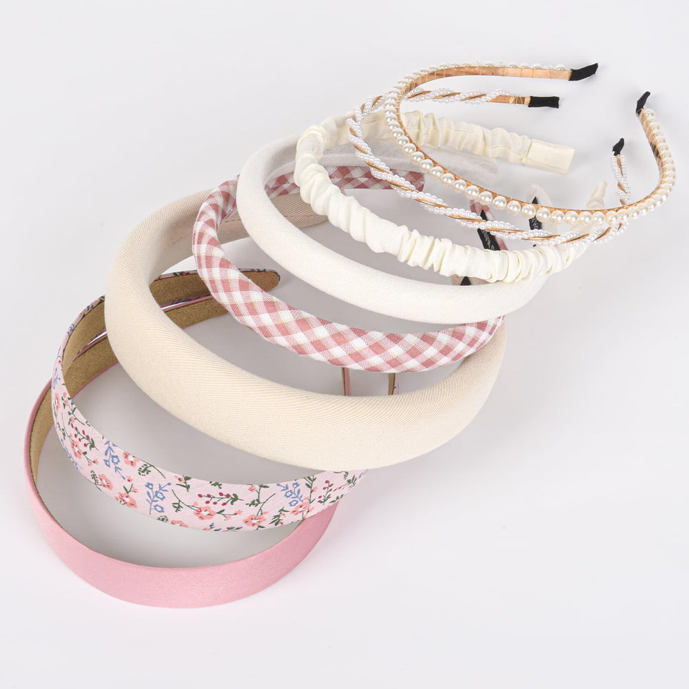LYroo bandeau carreaux classique; style polyvalent pour toutes les tenues.