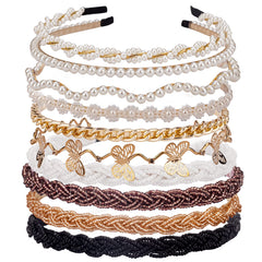 LYroo bandeau cheveux perles, look chic et confortable pour toutes les occasions.