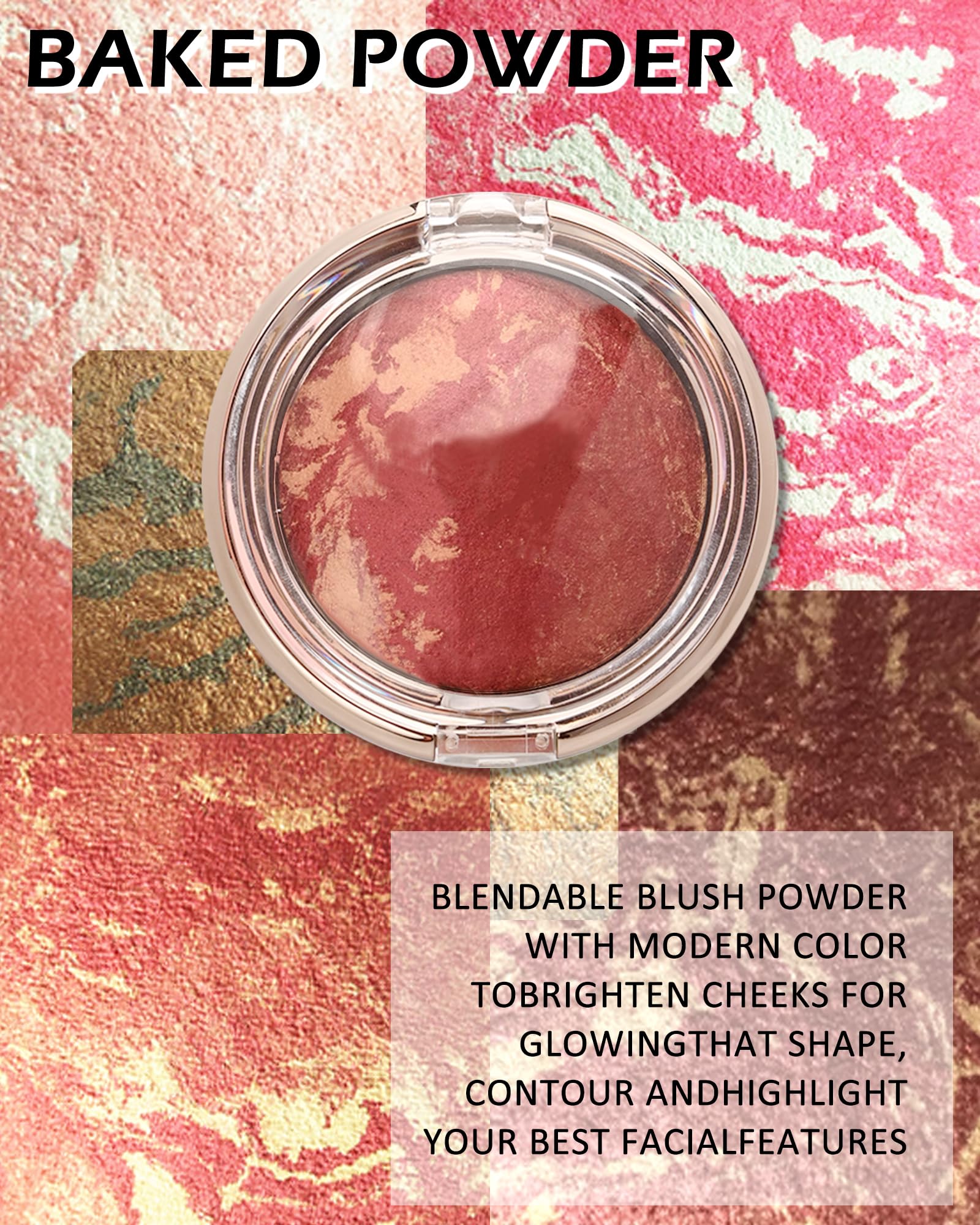 LYSdefeu blush multiusage teinte pêche — peut servir de blush ou d'ombre légère pour un look frais.
