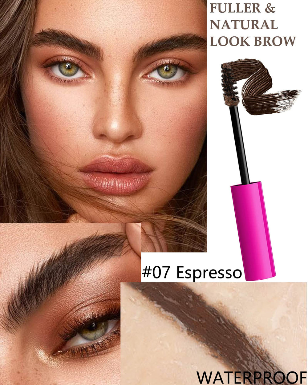 LYSdefeu Brow Gel Densifiant: fibres durables pour densifier les sourcils.