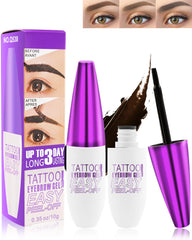 LYSdefeu gel teintant sourcils brun durable et tenue longue durée.