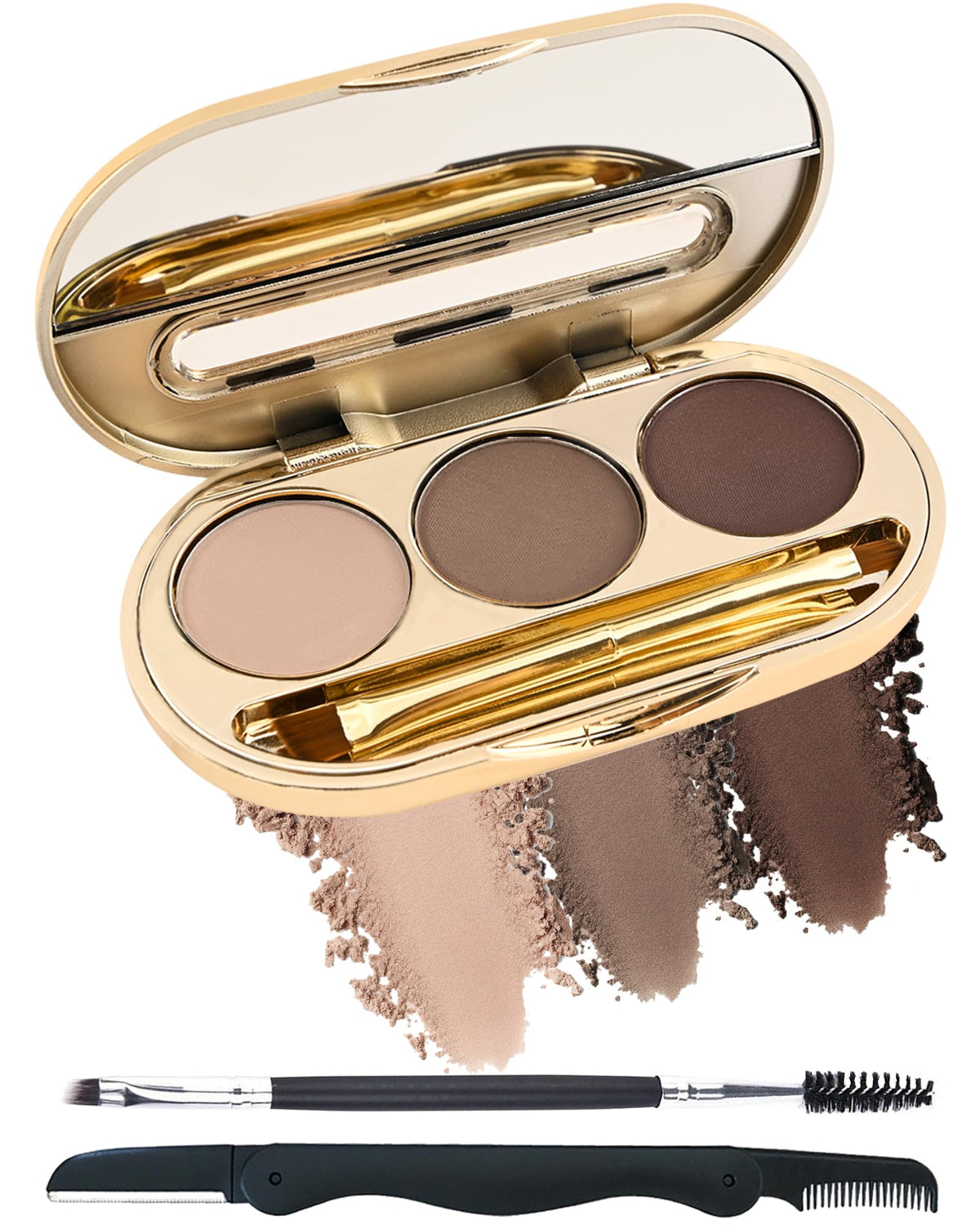 Palette LYSdefeu sourcils en 3 couleurs pour un rendu naturel et defini