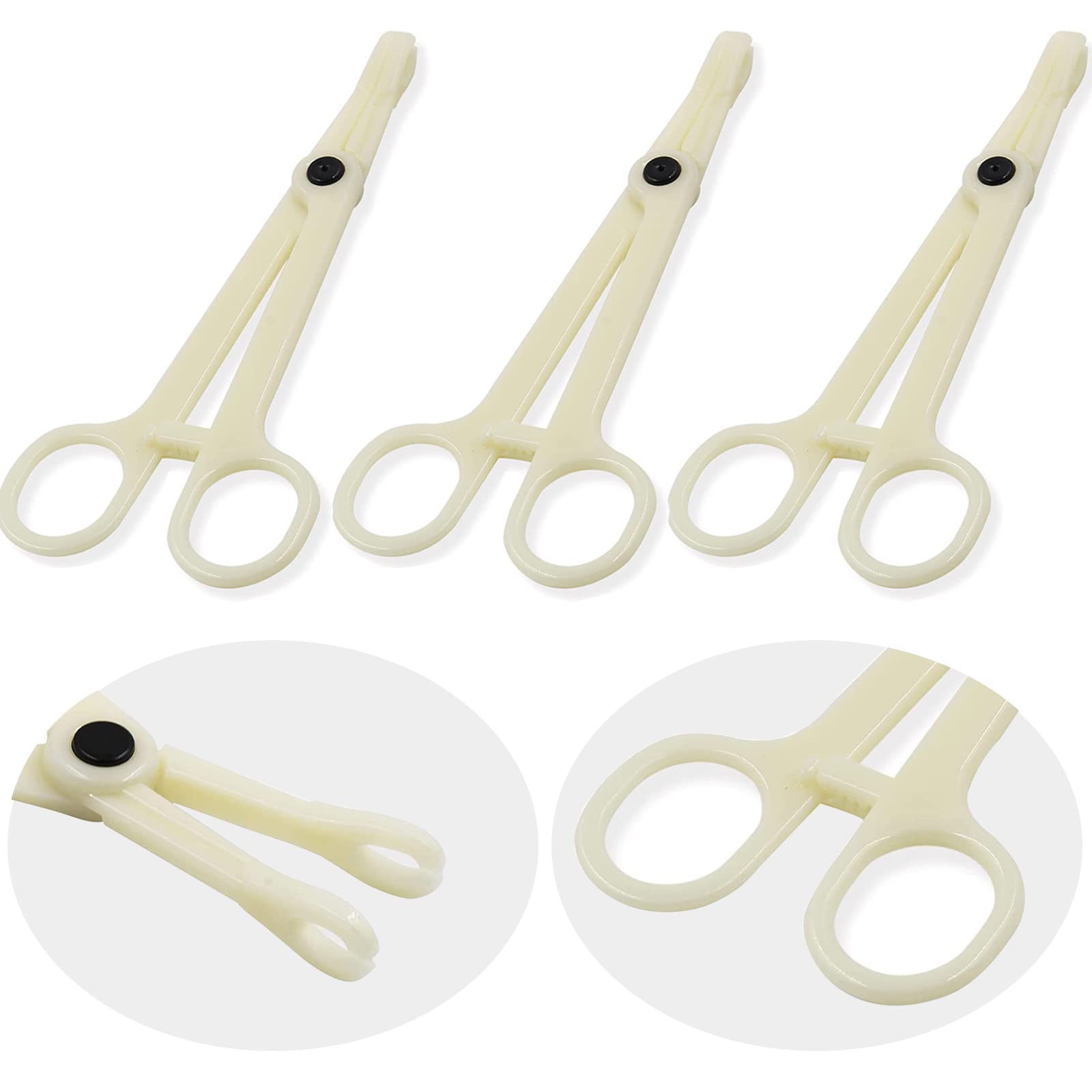 Lyuxzad pince piercing jetables 25 pièces, hygiène et sécurité pour les perçages
