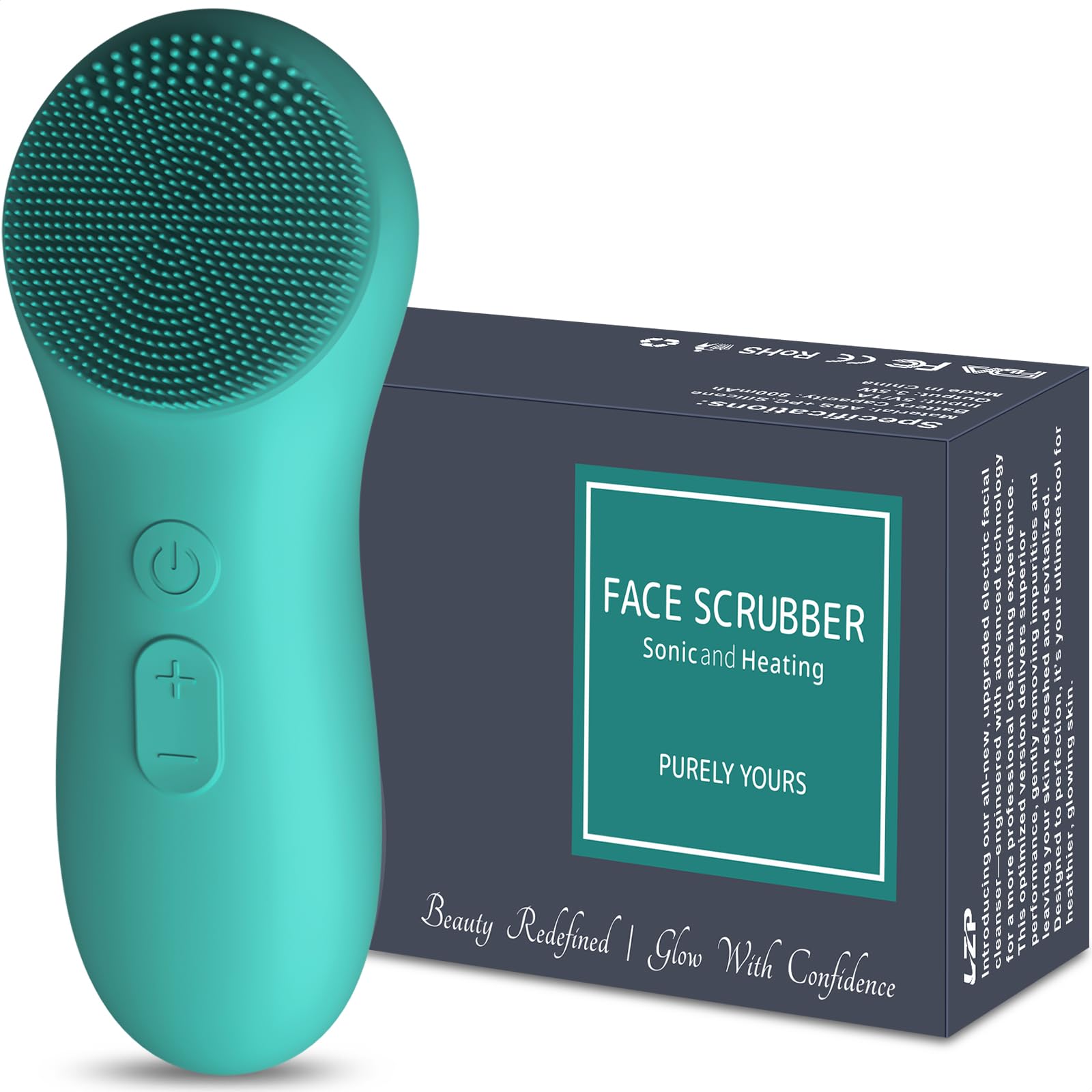 LZP brosse-visage silicone montrant nettoyage en douceur et profondeur.