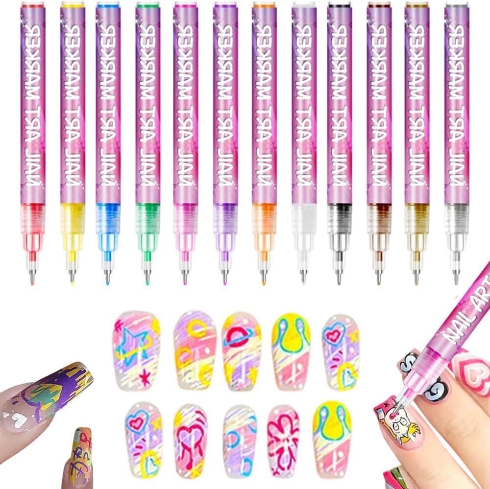 Projets maison rapides avec LZUPIKC Nail Art Pens.