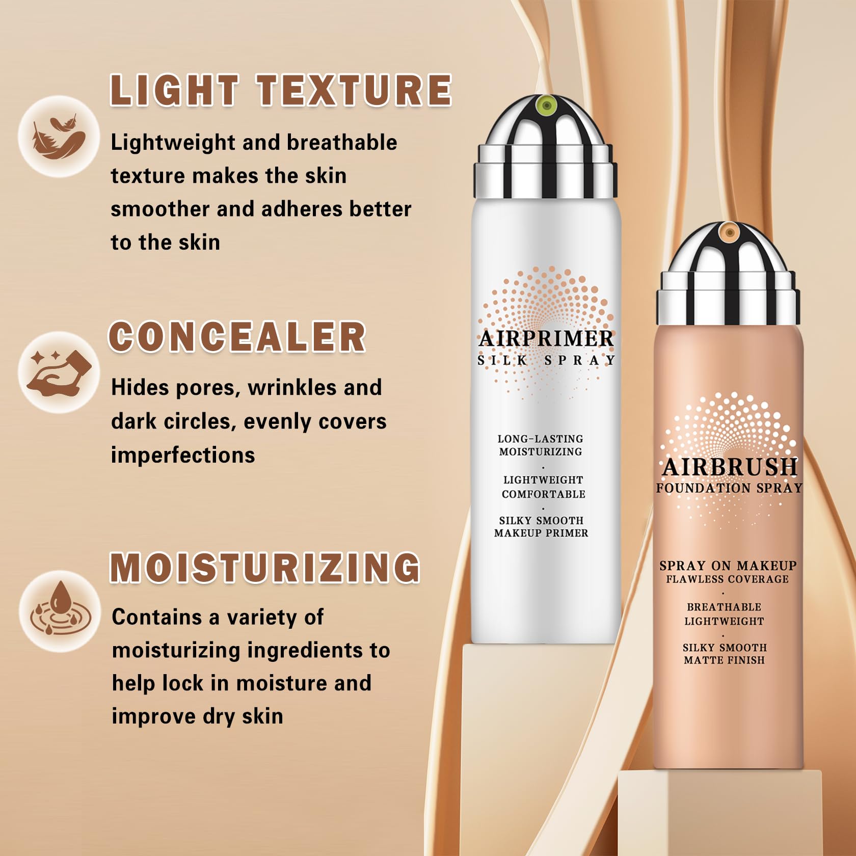 LZXLUKGIR primer hydratant pores: réduit visiblement les pores