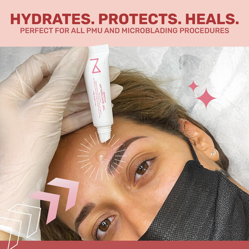 Gel hypoallergénique M apaise la peau après la procédure.