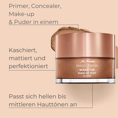 Texture soyeuse de M. Asam Magic Finish Mousse pour application fluide