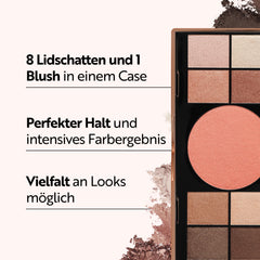 Blush intégré pour ajouter une touche rosée naturelle et durable.