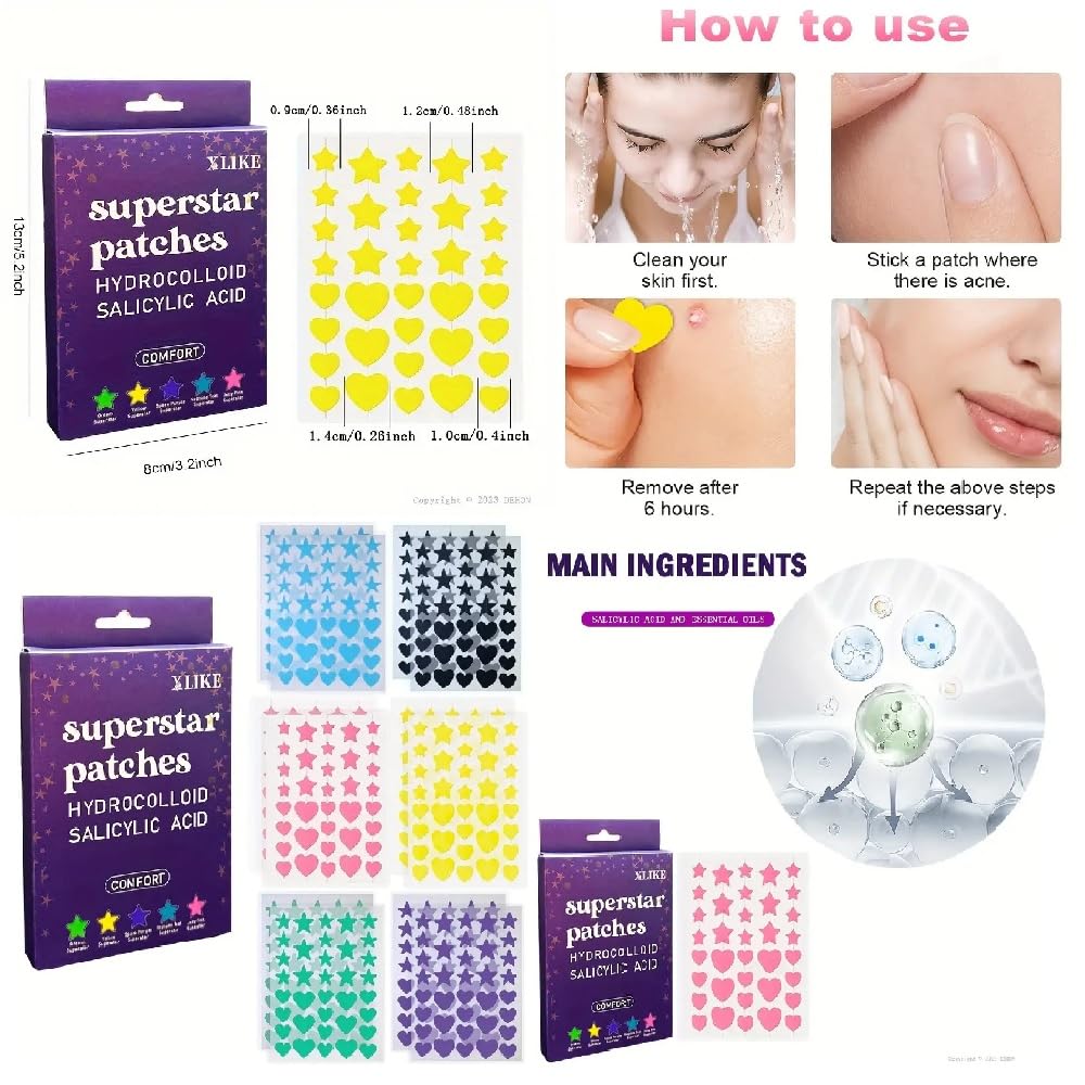 Patch Anti-Acné offert de M Flush – pansement cœur inclus