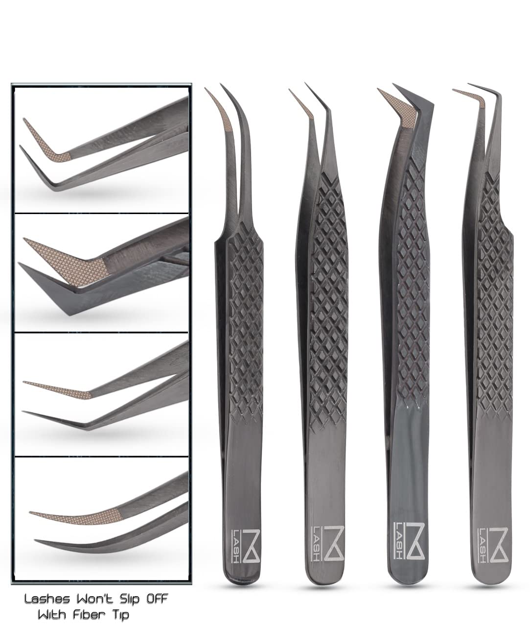 Ensemble M-LASH de 4 pinces pour toutes les techniques.
