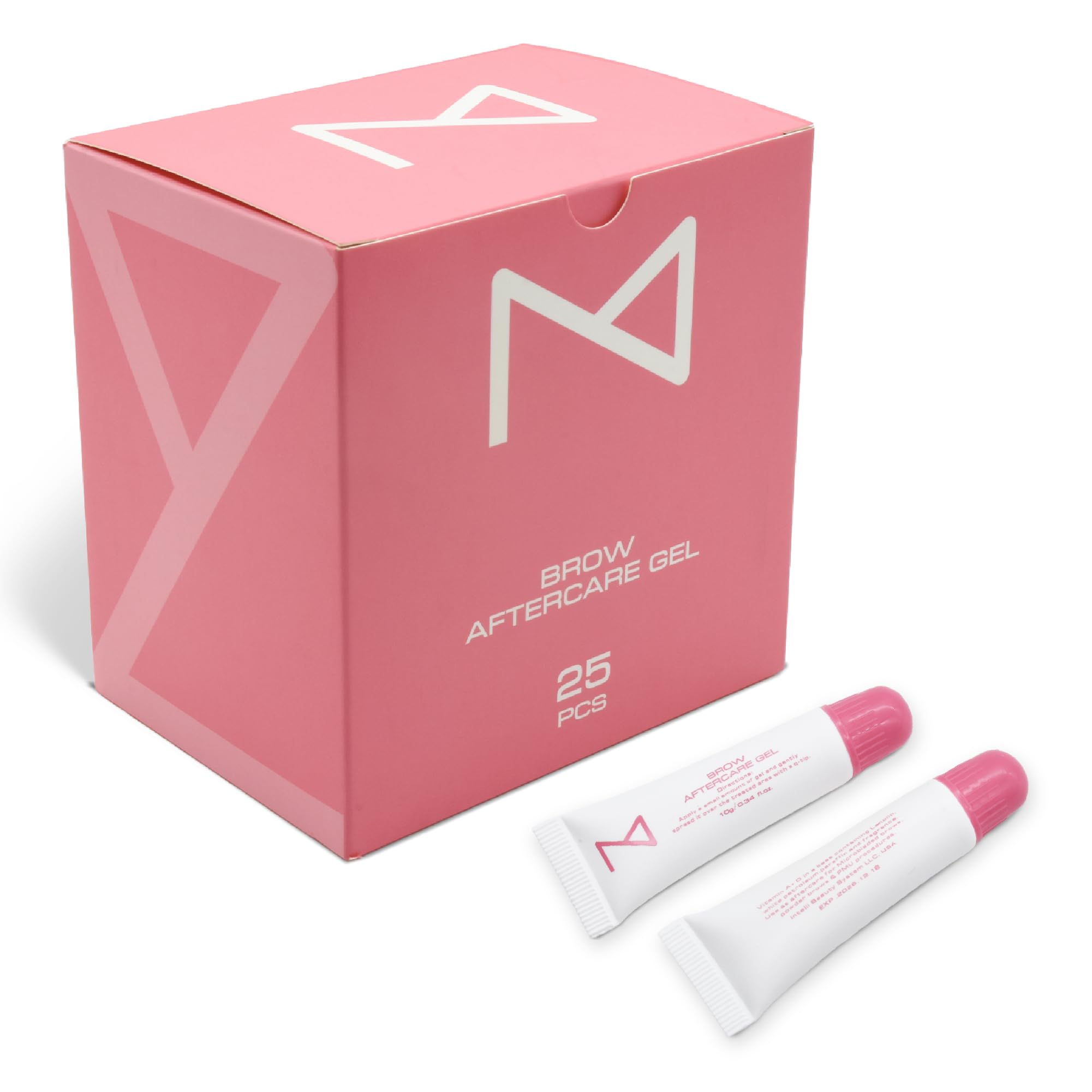 Gel après-soin M, lot de 25 sachets pour les sourcils.