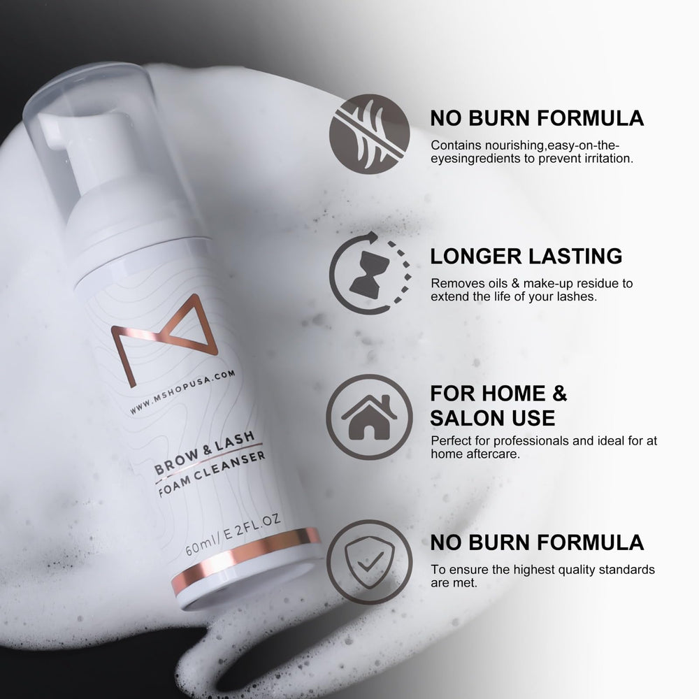 Mousse nettoyante PMU format 60ml – flacon pratique pour salon.