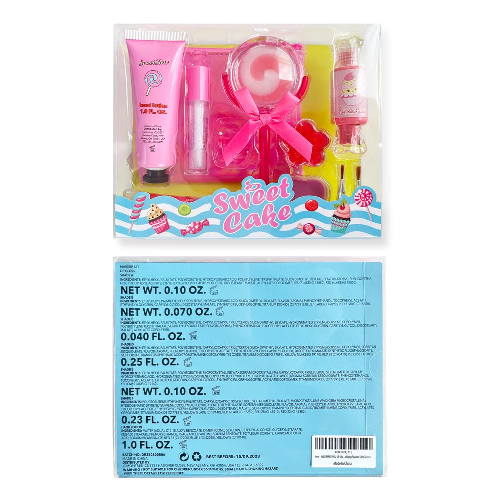 Coffret coloré M&U MAKE YOU UP, cadeau idéal pour petites fans.