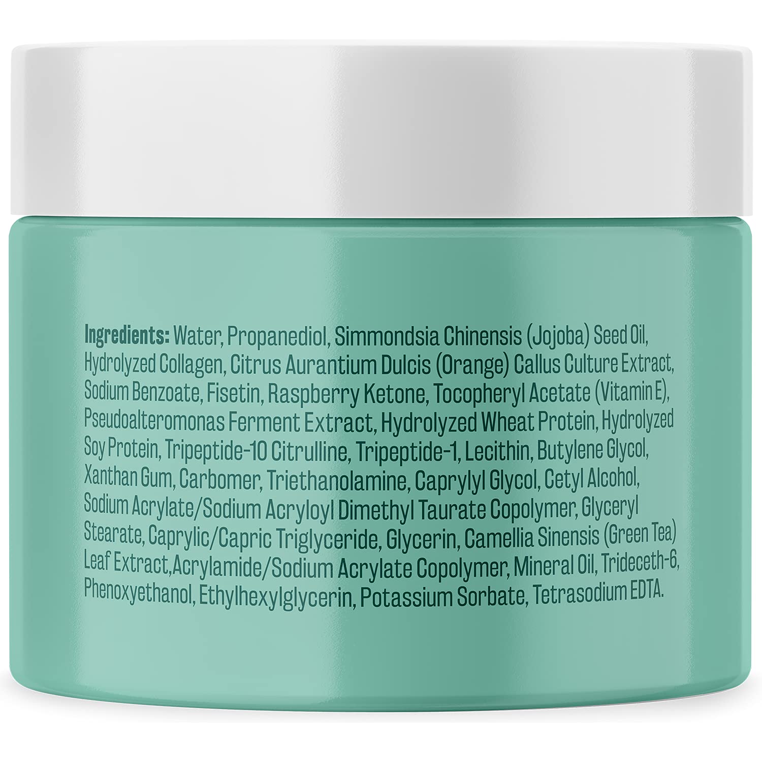 Crème M3 Naturals, application ventre pour hydratation et fermeté.