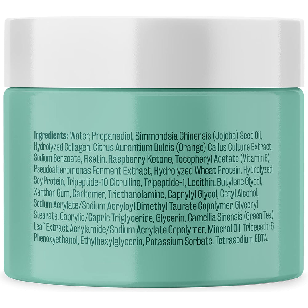 Crème M3 Naturals, application ventre pour hydratation et fermeté.