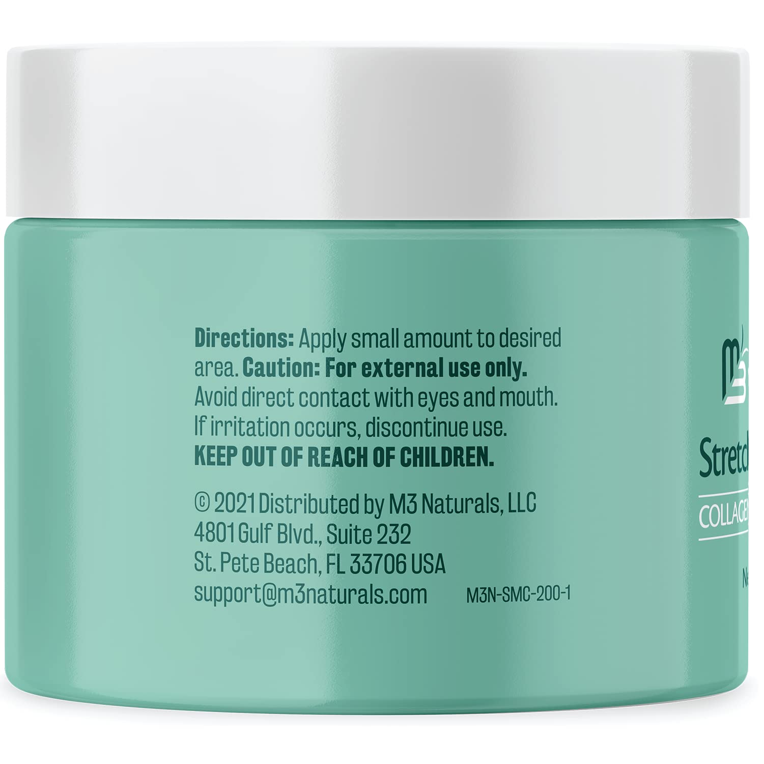 Texture soyeuse de la crème M3 Naturals pour une peau confortable.