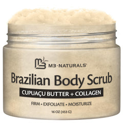 M3 Naturals gommage corporel au Cupuaçu, texture veloutée et hydratante