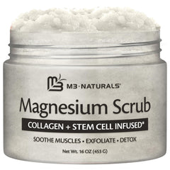 Gommage magnesium M3 Naturals : exfoliation douce pour peau plus lisse et fraîche