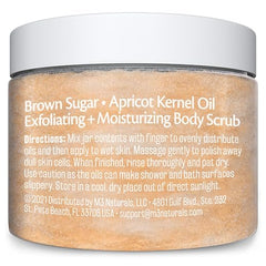 M3 Naturals gommage sucre brun – visage doux et revitalisé après chaque utilisation