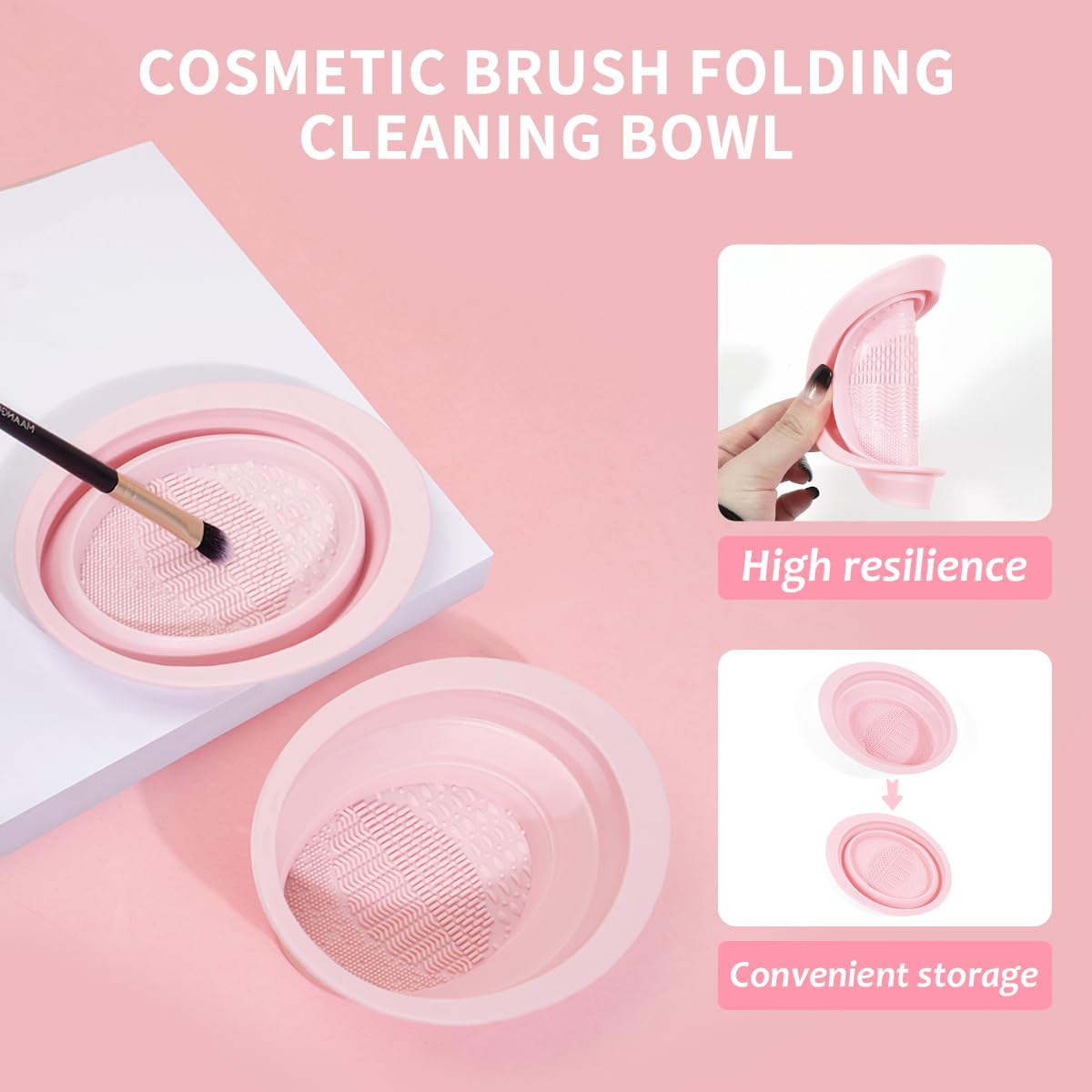 MAANGE mini tampon démaquillant douceur et efficacité pour les retouches.
