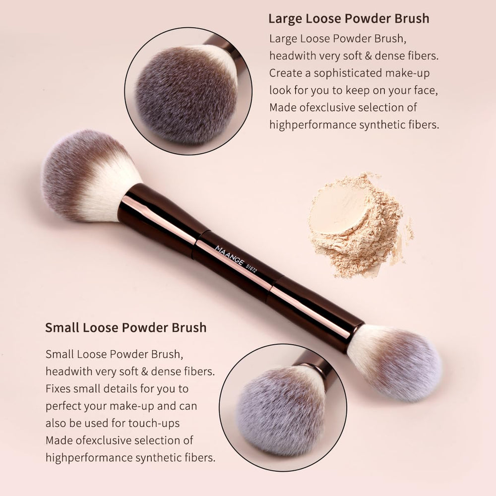 MAANGE pinceau fond de teint liquide poils ultra doux pour application fluide
