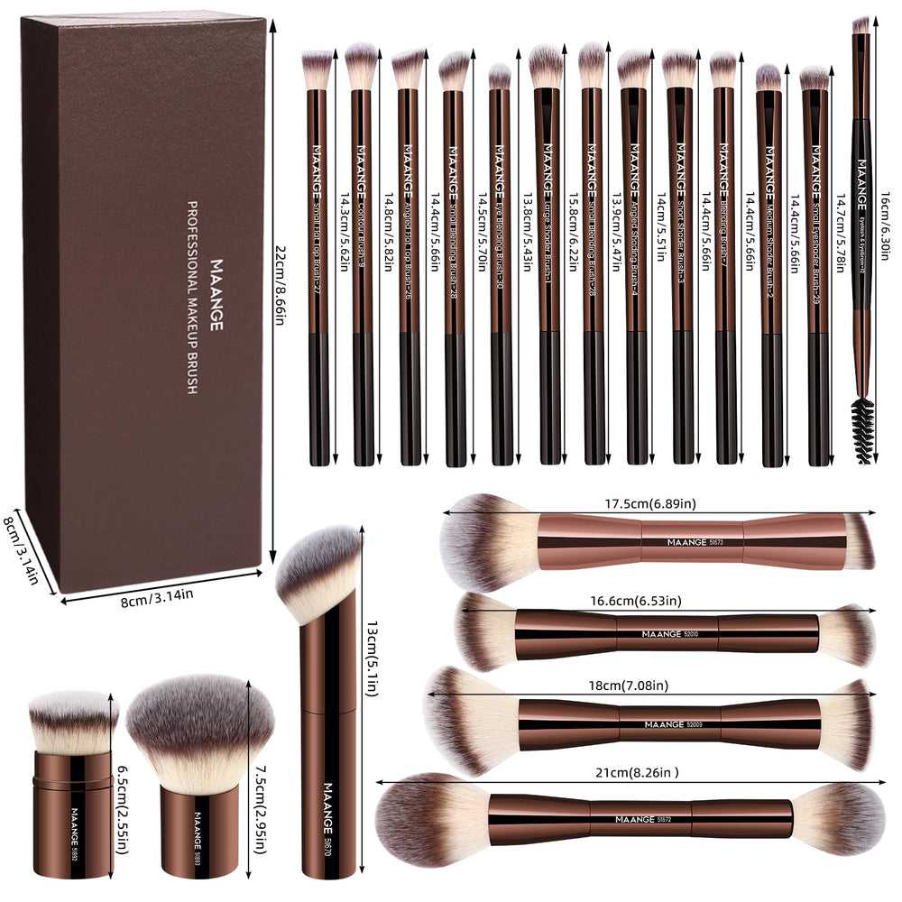 Coffret MAANGE prêt à offrir avec étui élégant.