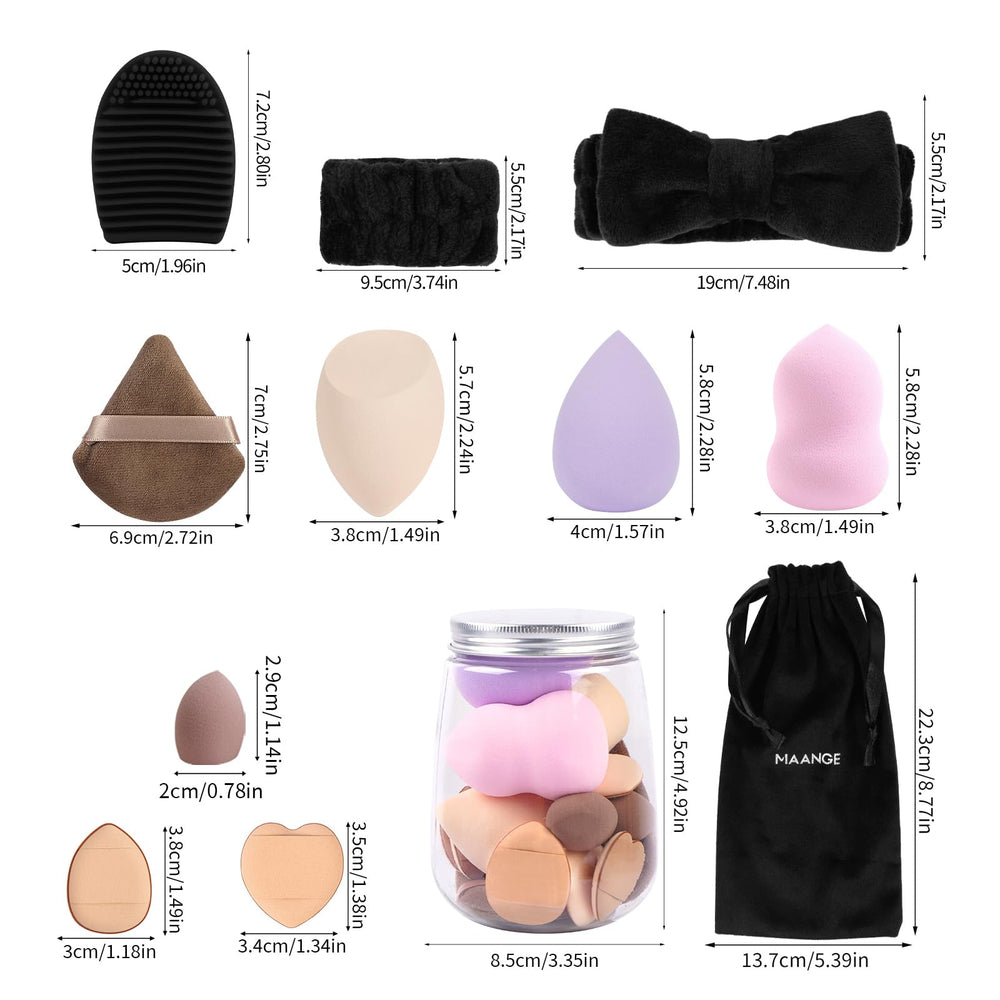 MAANGE pinceaux contouring – définition naturelle et contrôlée