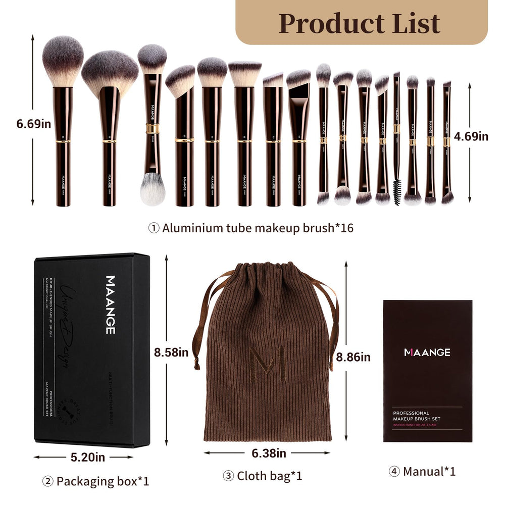 MAANGE pinceaux-maquillage-fond-teint: texture lisse et couvrance naturelle.