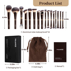 MAANGE pinceaux-maquillage-fond-teint: texture lisse et couvrance naturelle.