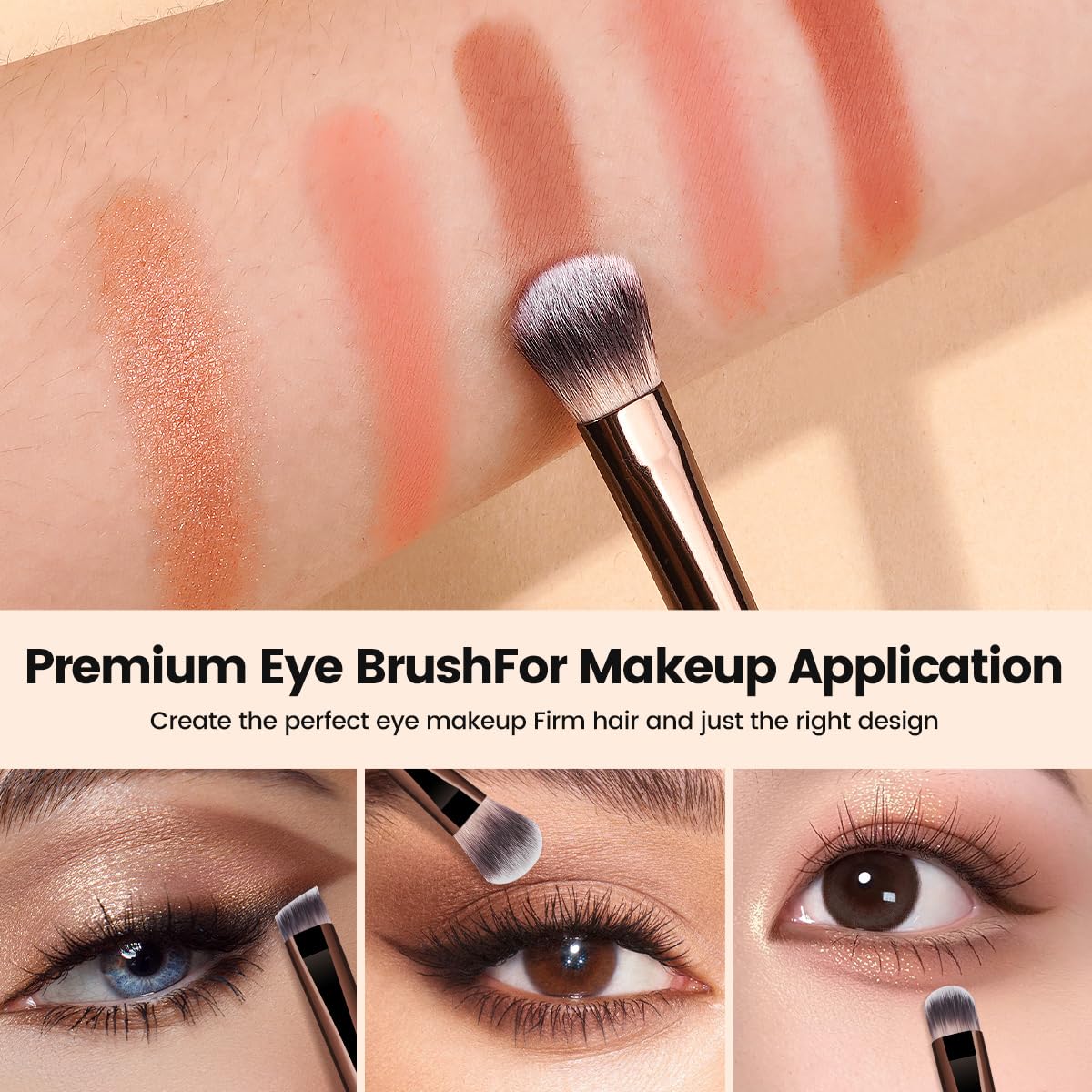 Pinceaux MAANGE poudre et blush pour une application douce et fluide.
