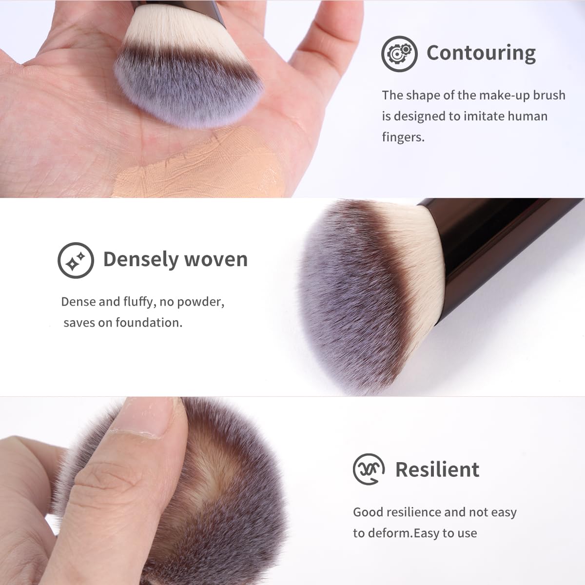Pinceaux yeux MAANGE ensemble 13 pièces, précision et estompe facilitées.