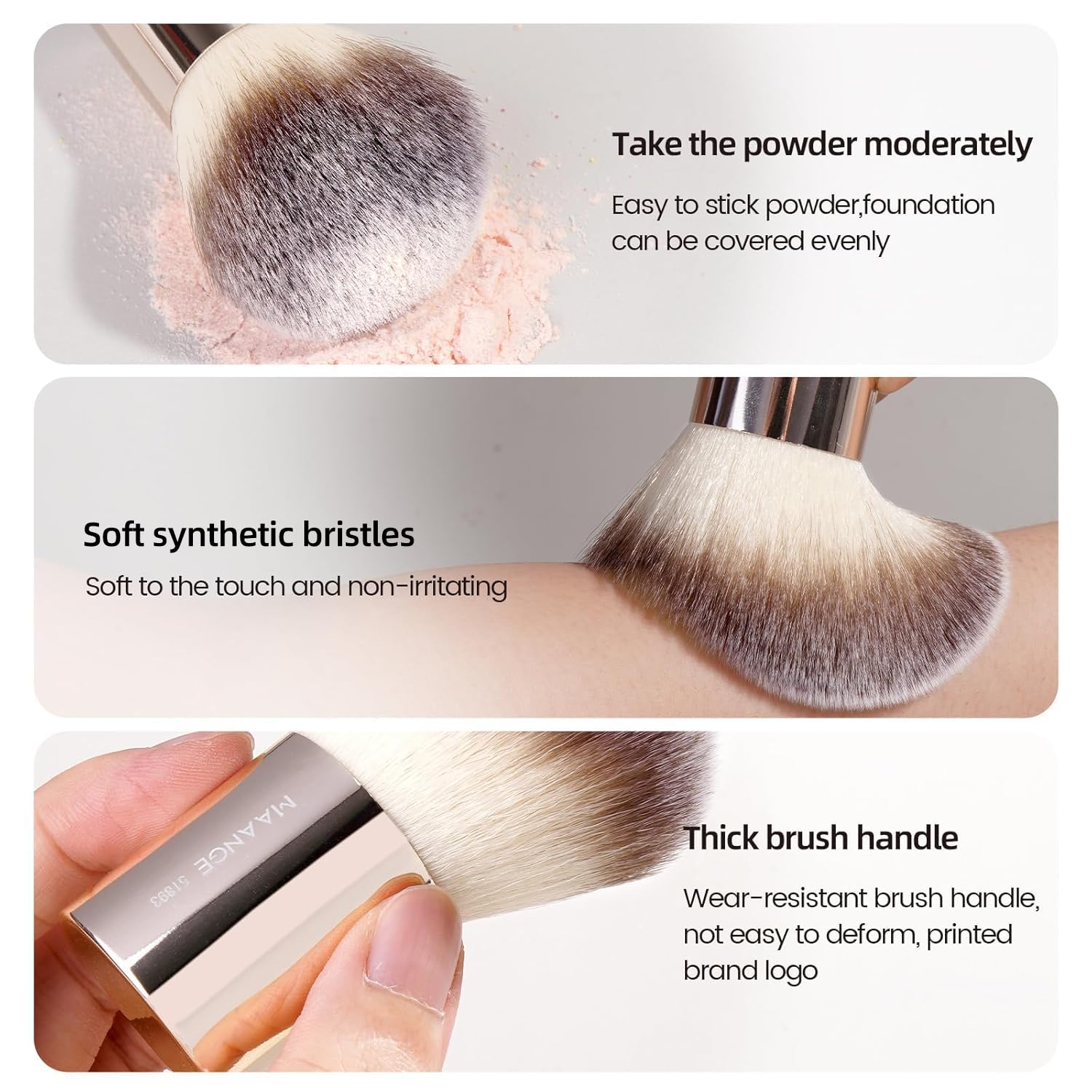 Pinceaux yeux MAANGE 13 embouts pour looks naturels ou intenses.